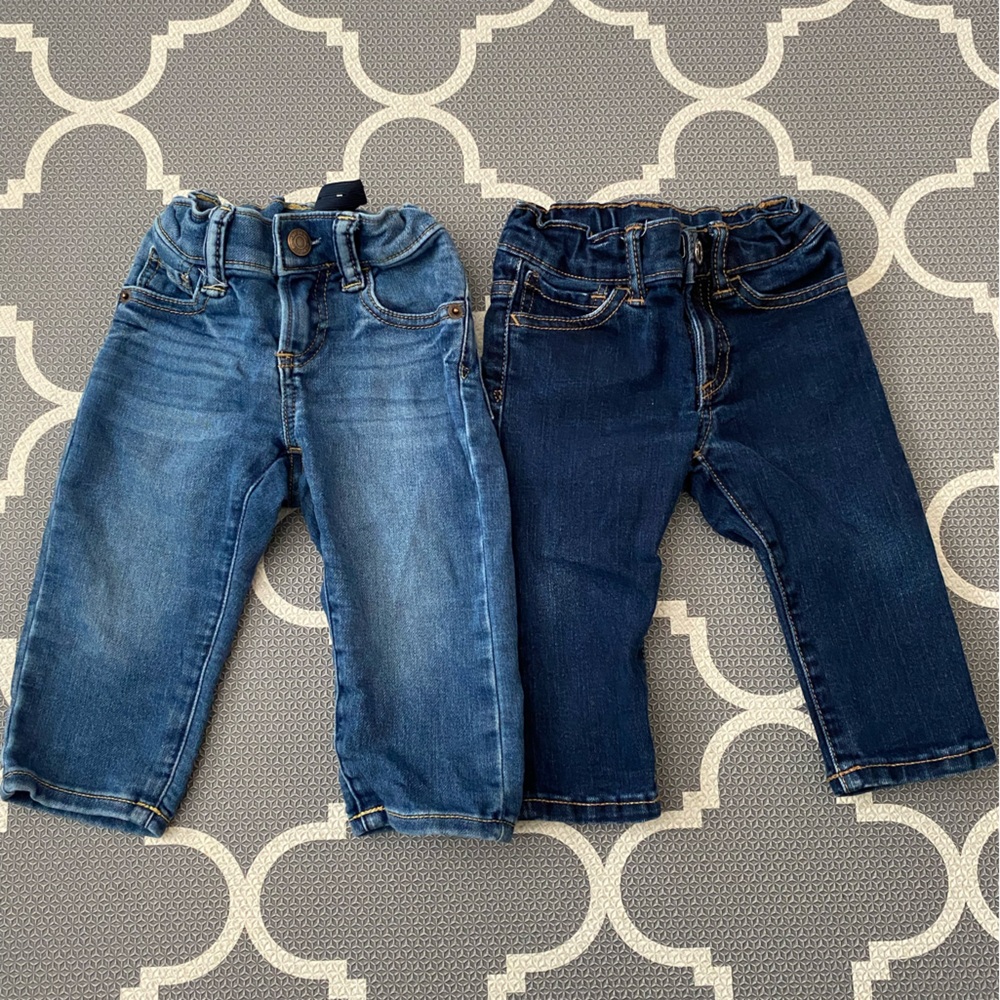 Gap jeans, EUC 12-18 mos
